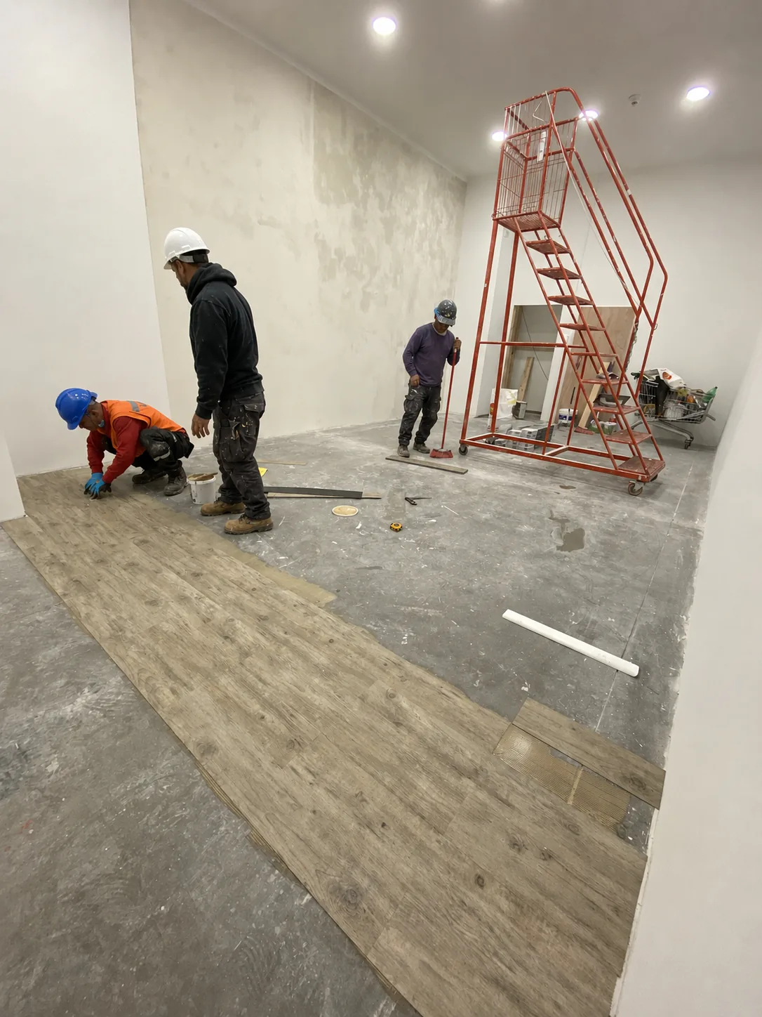 Instalación de piso